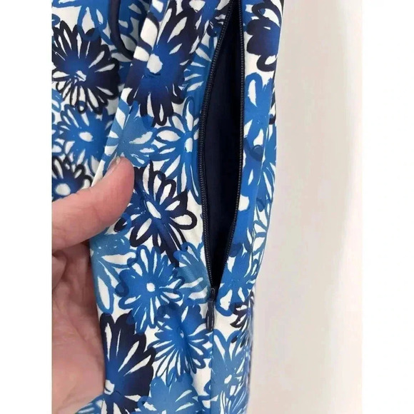 Kinona Sleeveless Dress V-Neck Pink Floral Sporty Golf Pickle Ball Pink Size S - Picture 3 of 13